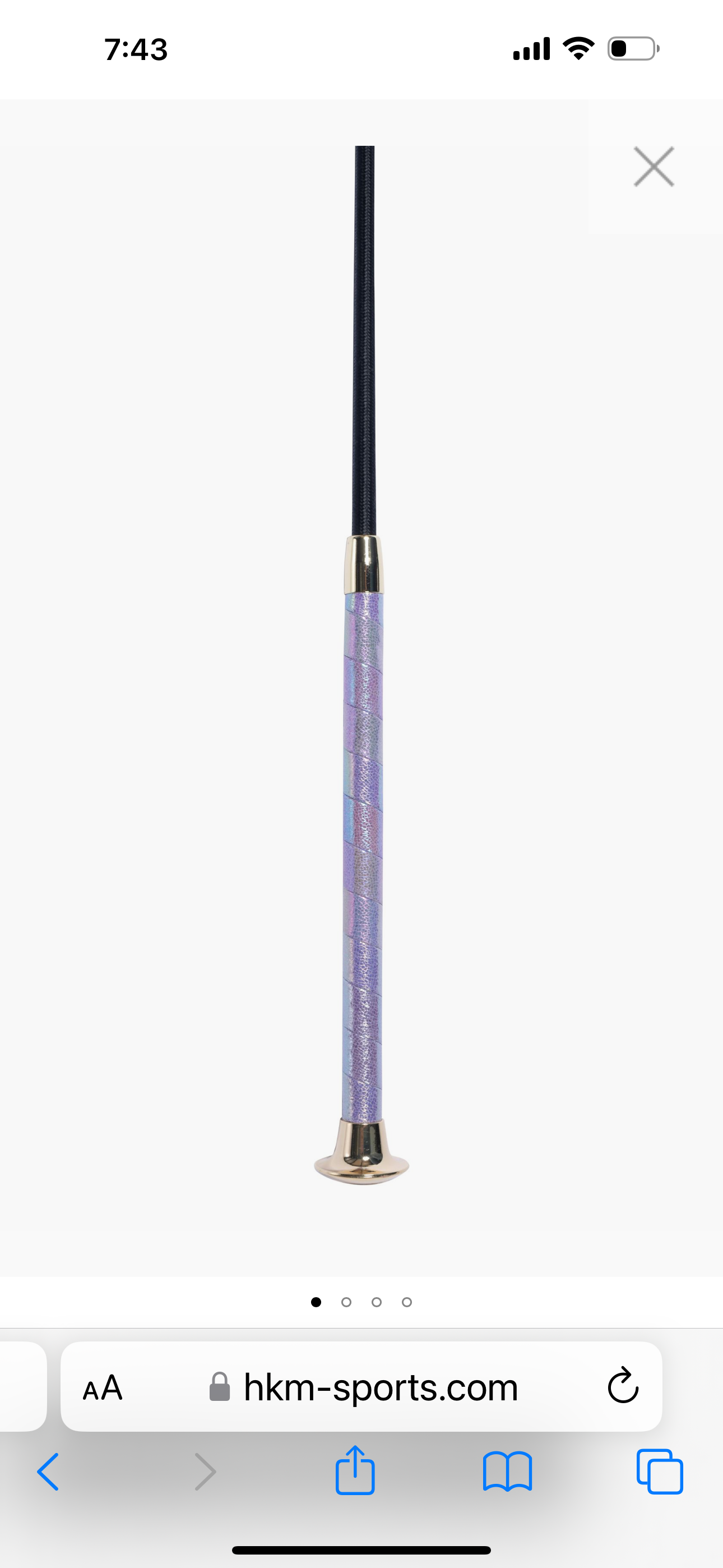 Lavender Bay Dressage Whip
