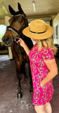 Pink and Lime Green Bits Dress