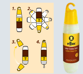 Effax Leather Cream Soap, Flic Flac 400ml bottle