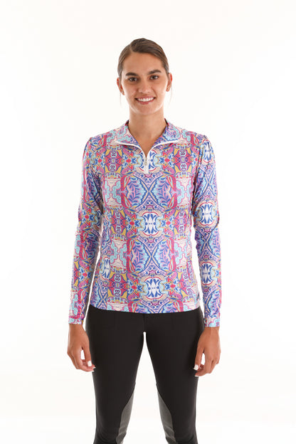 Summer Riding Shirts Sun Shirt Paisley/ Riding Shirt – allthingsequestrian